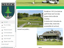 Tablet Screenshot of golfminer.ca